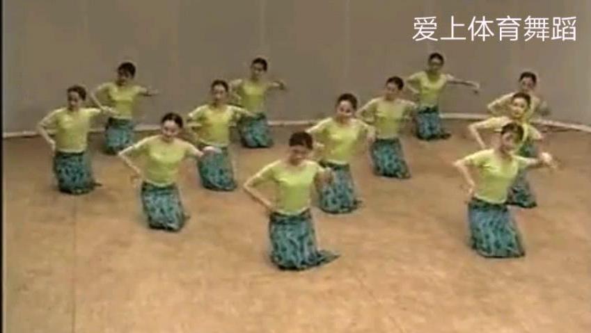 傣族舞蹈孔雀舞练习,手位、步伐组合教学视频