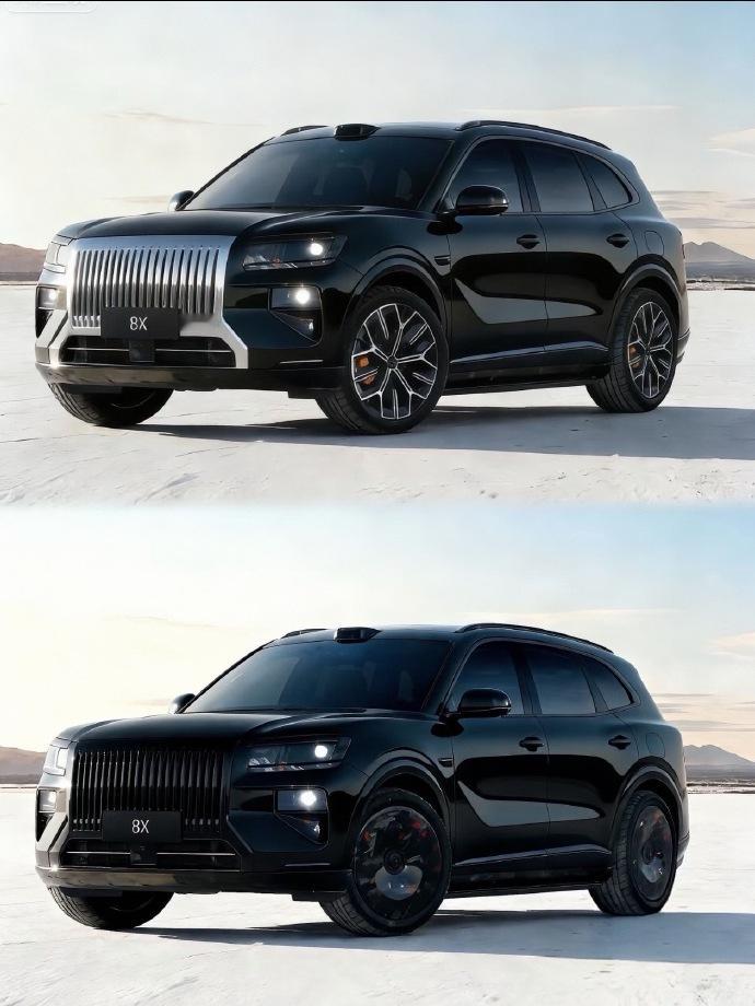 极氪8X黑武士版本帅到我了