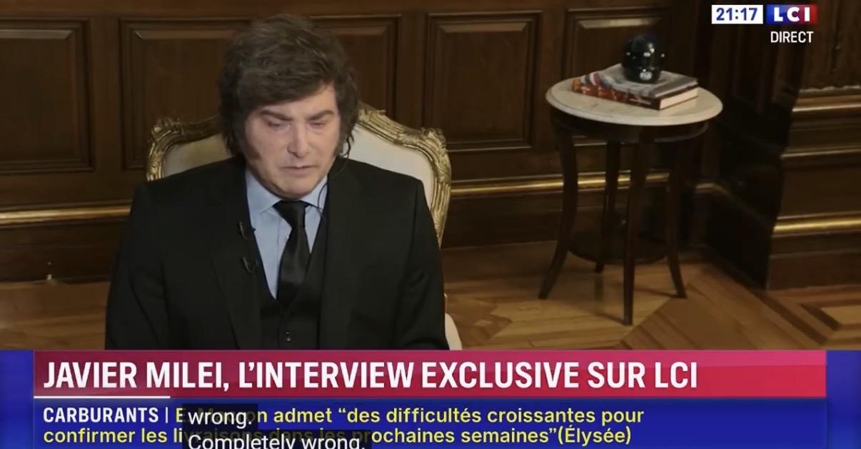 阿根廷总统哈维尔·米莱今天说：“那些说特朗普正在削弱西方的人，完全搞错了。特朗普