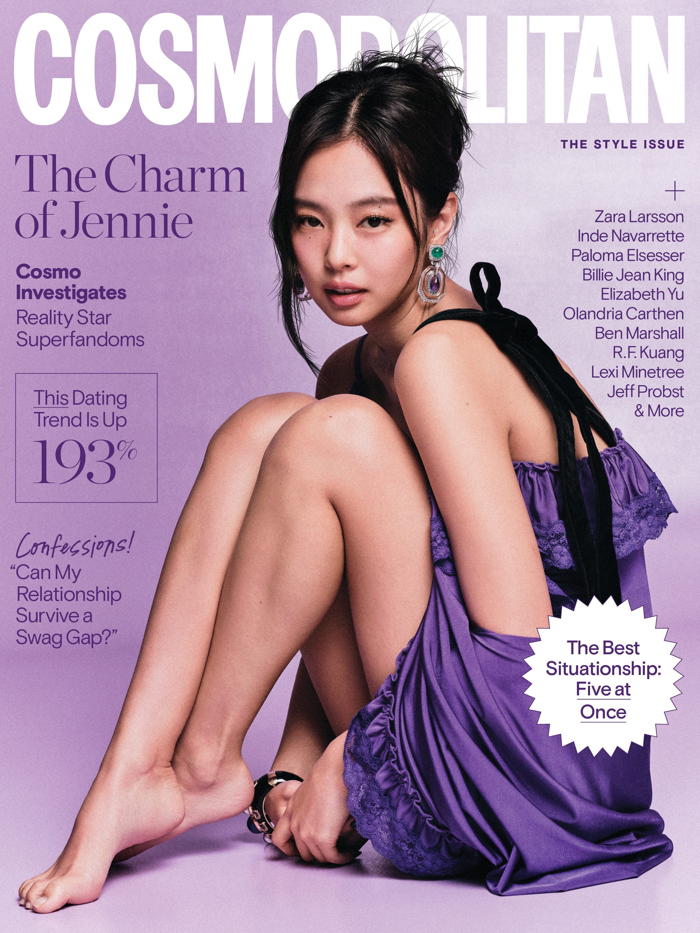 JenniexCosmopolitanUSFall2026的九套造型: