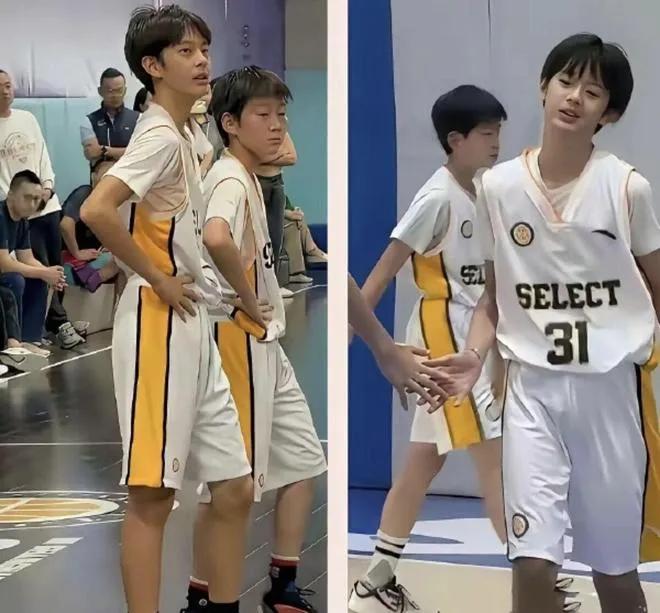 近日，孙俪与邓超的14岁儿子邓涵之（小名等等）近照曝光，瞬间引发网友热议。才14