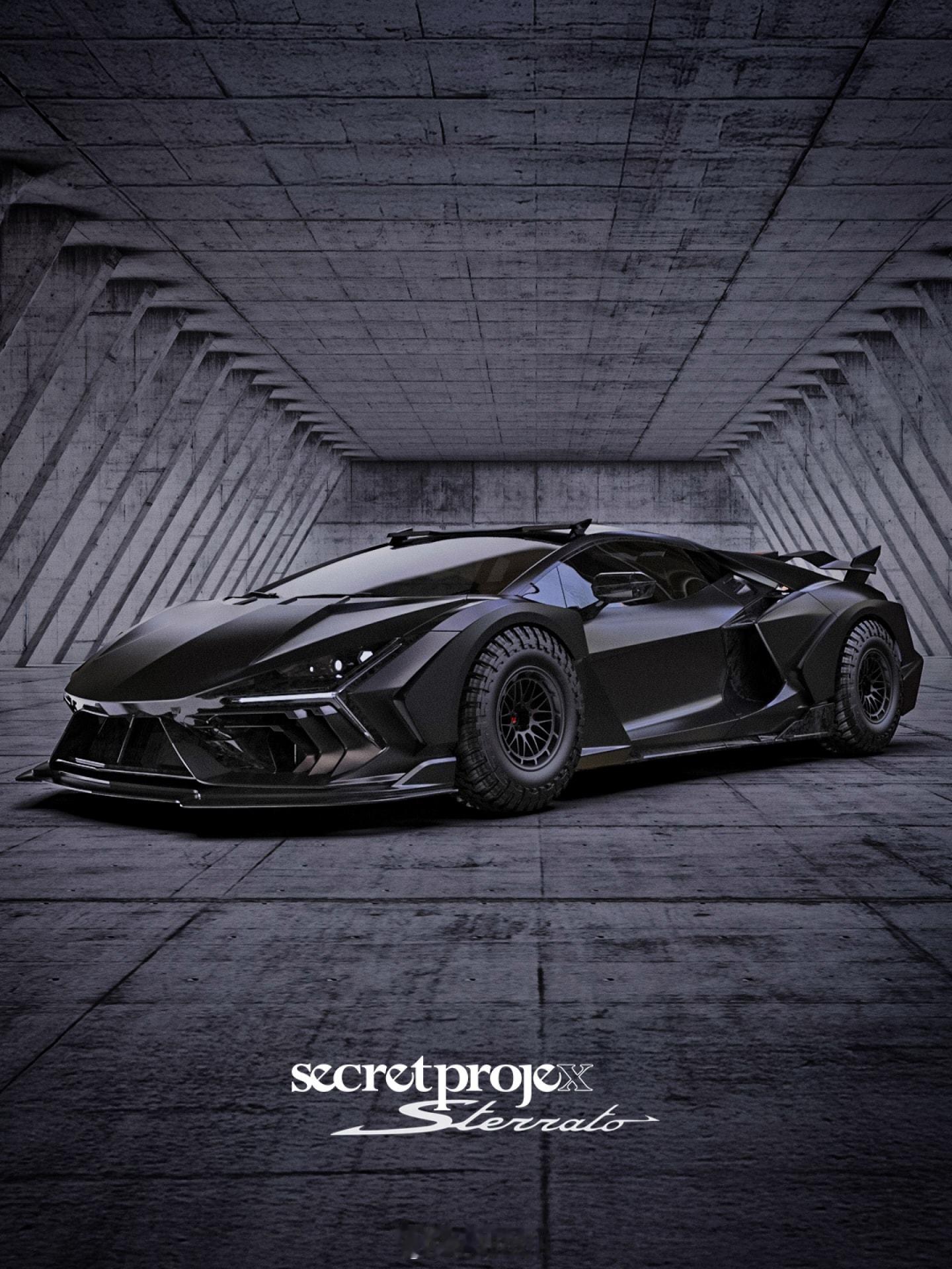 兰博基尼大牛RevueltoSterrato渲染图【新车渲染】兰博基尼大牛的