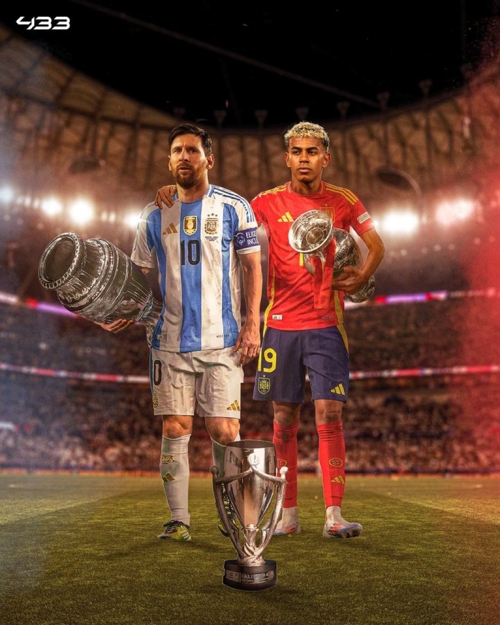 🤯🇦🇷🇪🇸阿根廷与西班牙的欧美杯将是自1928年以来，世界排名前两位