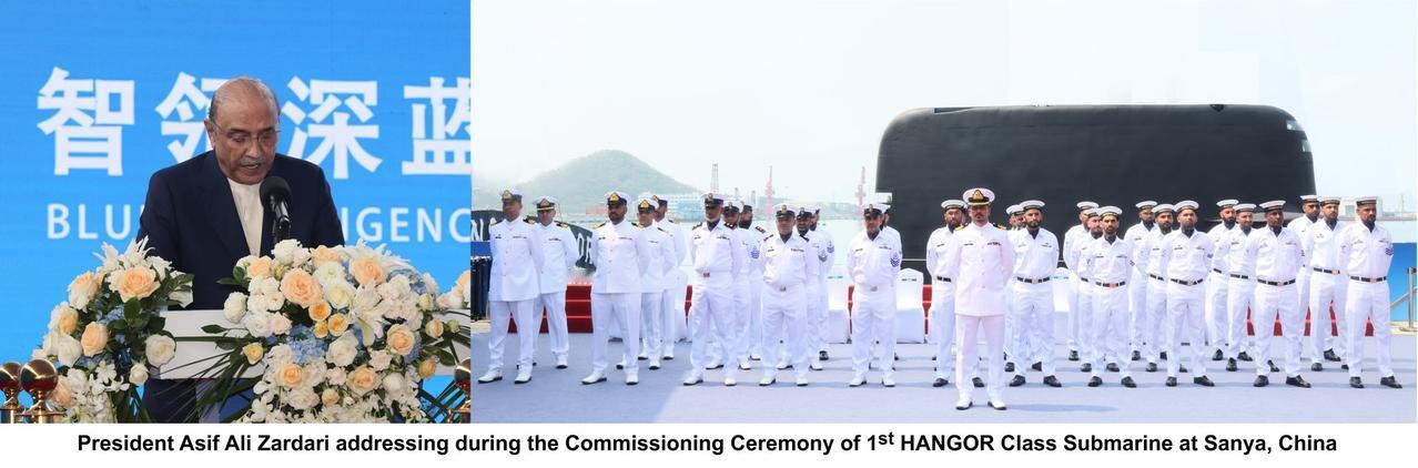 4月30日，巴基斯坦海军首艘汉戈尔级（Hangor-class）潜艇在海南三亚举