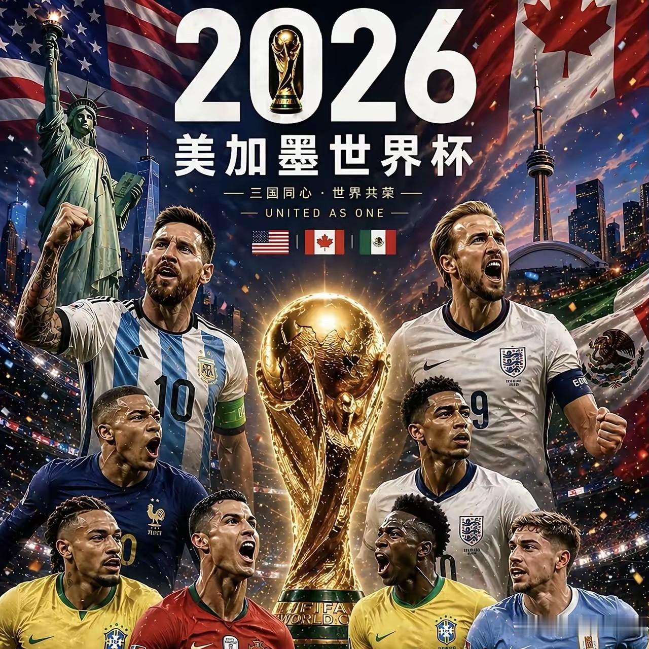 不出所料，2026美加墨世界杯八强，大概率是以下8支球队：​​1、 阿根廷