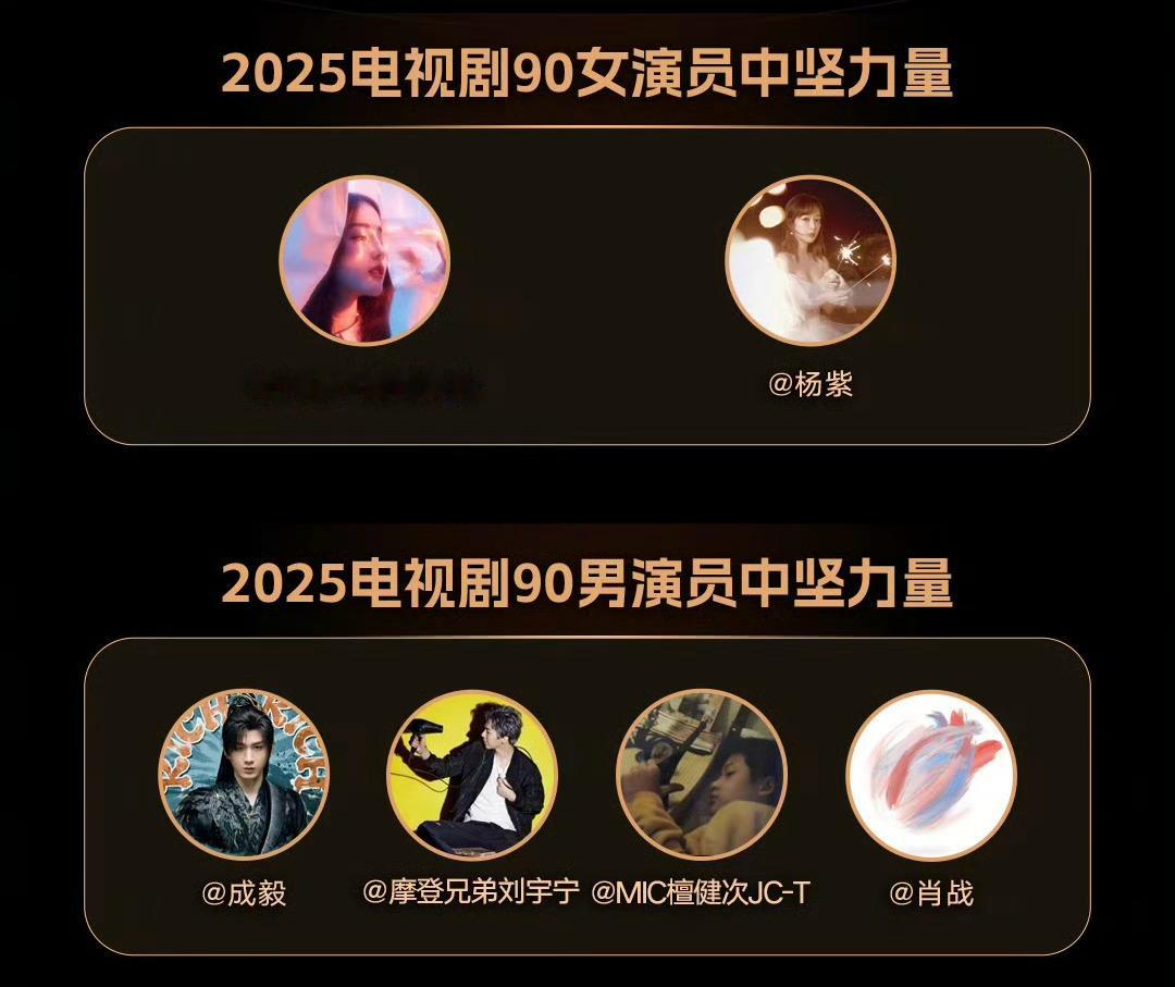 新浪娱乐评选出今年电视剧领域90，95，00三代🌸🥜新格局：90女演员: