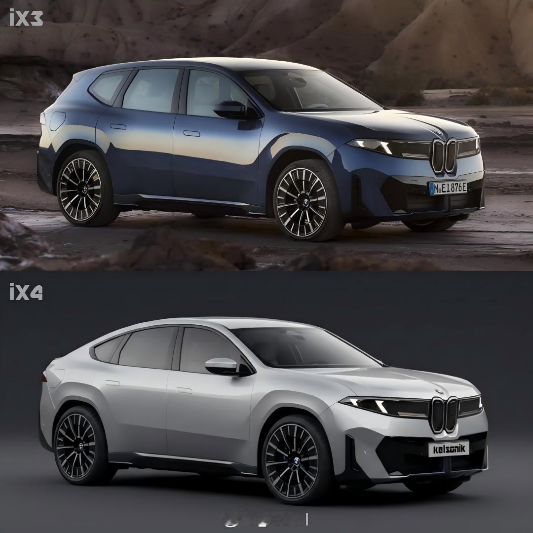 全新宝马iX4效果图全新宝马iX4渲染效果图，可以看作是iX3的溜背版，是宝