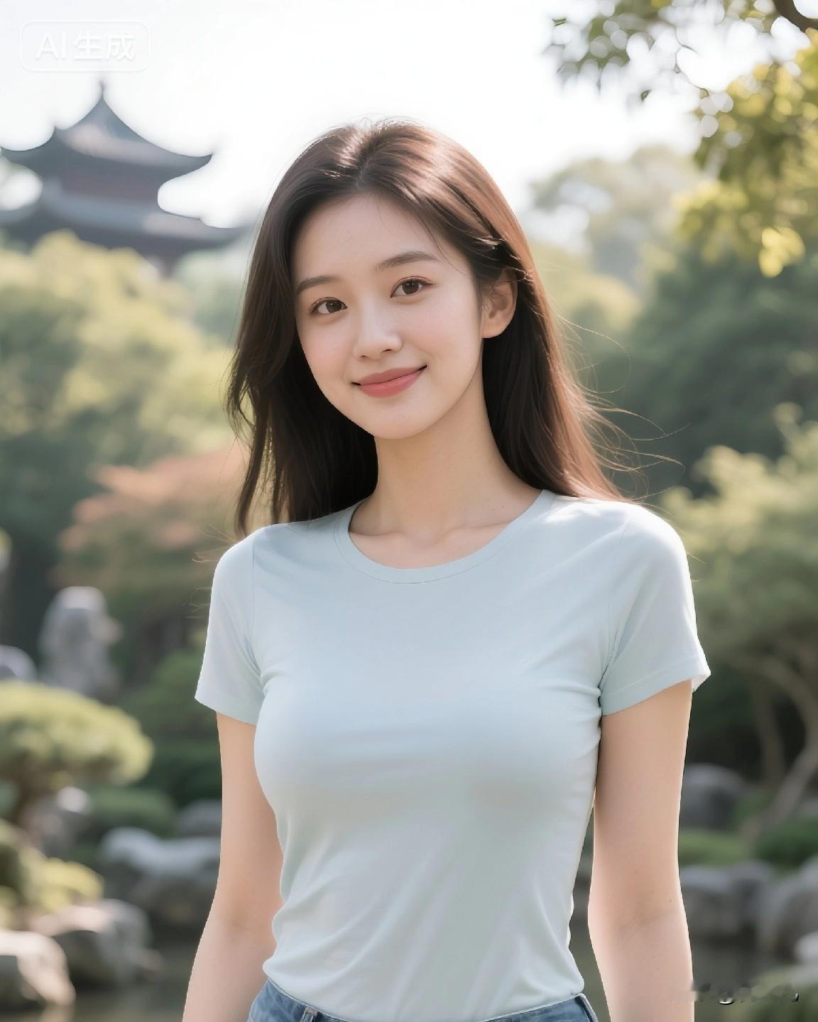 人间的温柔，她的一抹清甜笑意，便治愈了世间所有琐碎与烦恼。