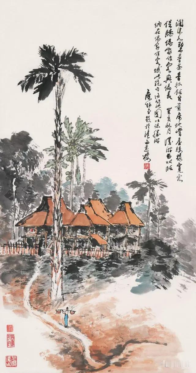 笔墨苍润拙朴，格调清新明快，画面气韵生动——山水画家应野平