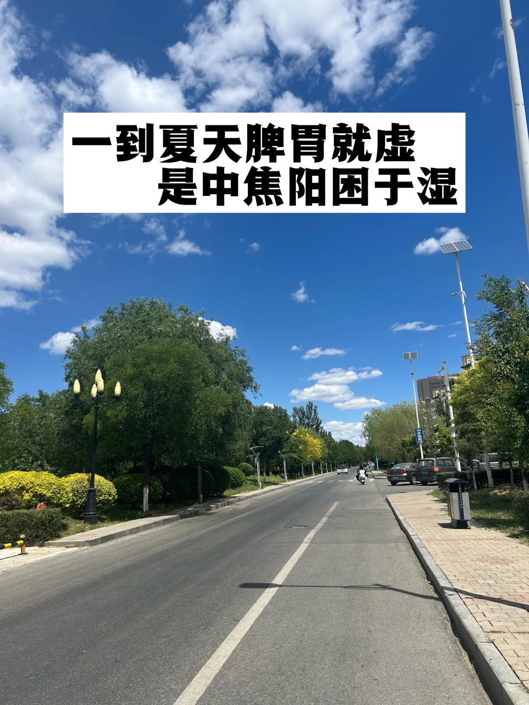 一到夏天脾胃就虚，是因为中焦阳困于湿.