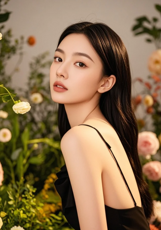 侧脸线条的柔和，美不美？