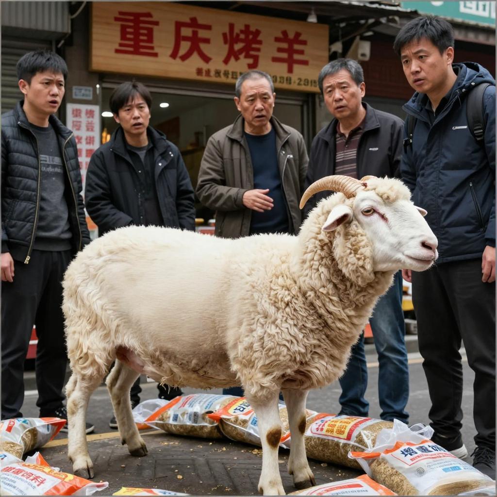36斤活羊烤完只剩6.9斤？重庆商家“注水增重”被查，消费者怒了！“这羊缩水
