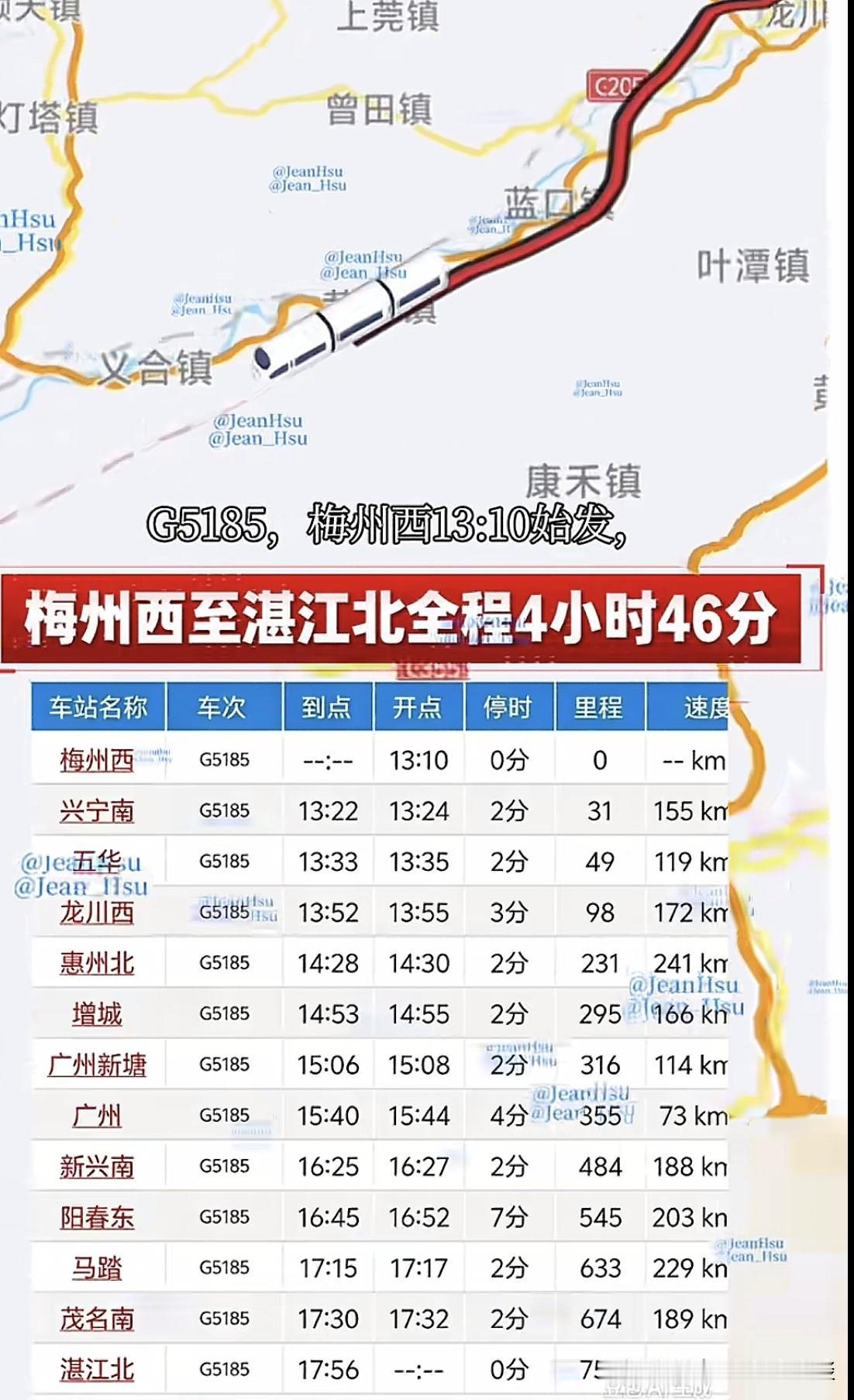 梅州至湛江仅需要4个多小时！千里梅湛一日还！湛江到广州高铁深圳回湛江班线