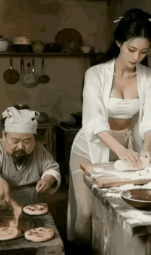 夫妻同心其力断金为生活打拼并非书中所言潘金莲要害武大郎此场景其乐融融