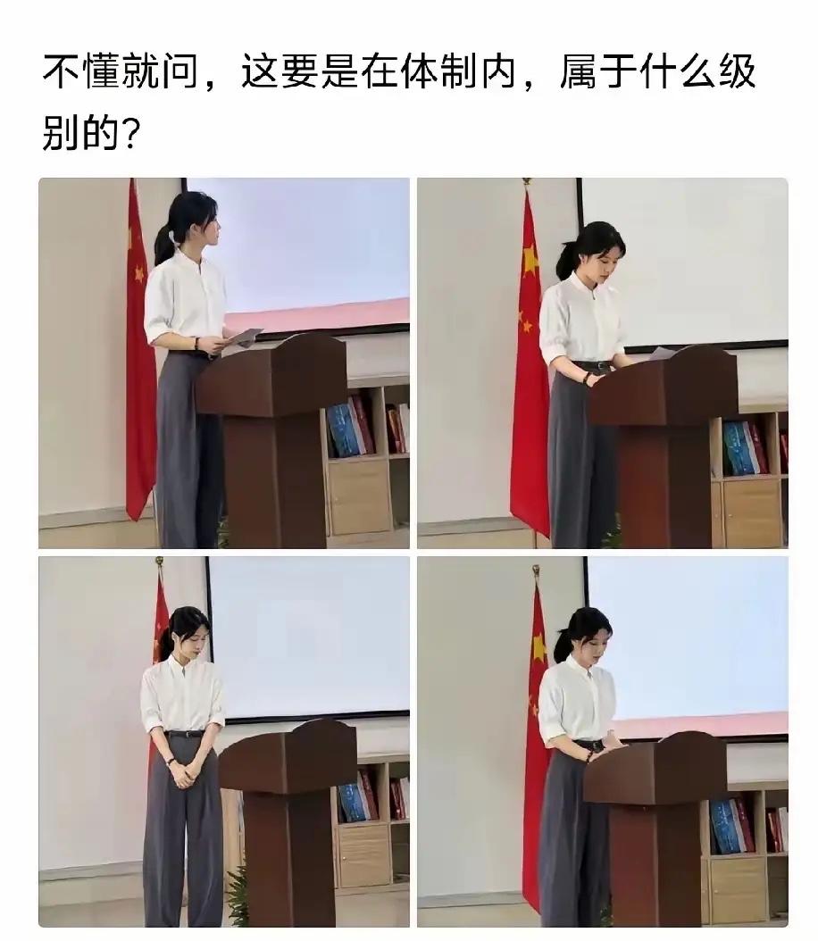 这种形象这么好一看就是体制内的料