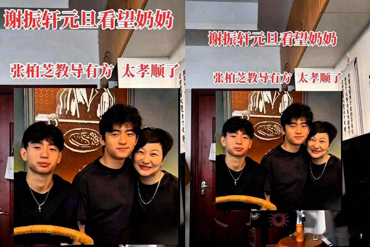 一张谢振轩元旦探望狄波拉的照片，令不少人动容。节假日里，这孩子没有肆意玩乐，