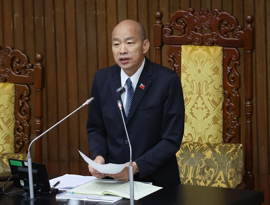 今日上午，国民党立法院党团出席立法院会议，针对115年度中央政府总预算及相关法案