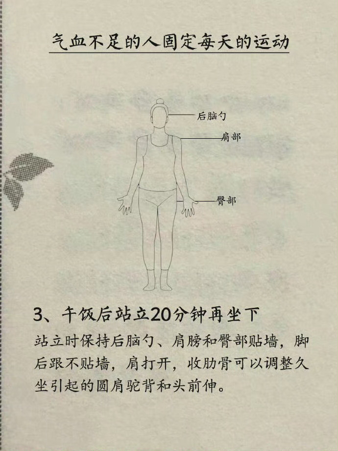 气血不足的人🩸请固定每天的运动💪