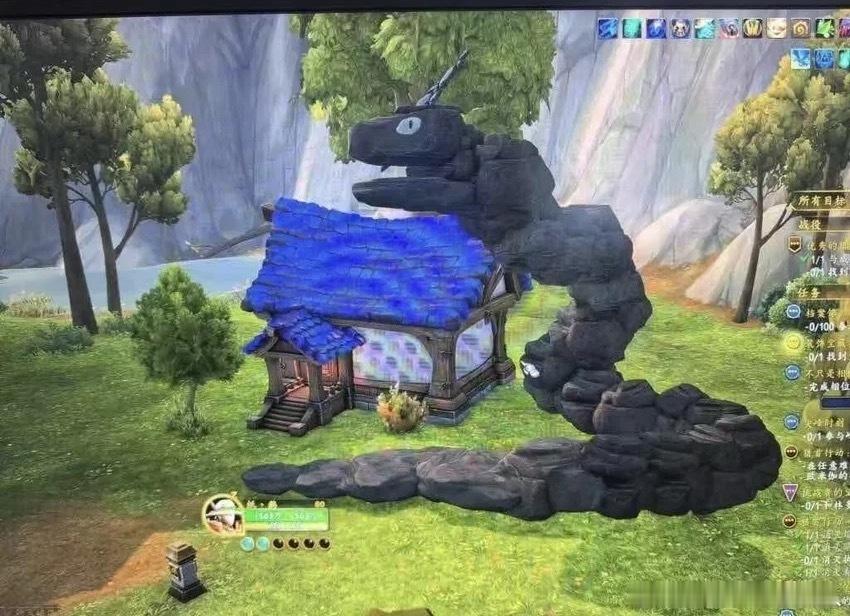 网友填补了魔兽世界没有大岩蛇的空白