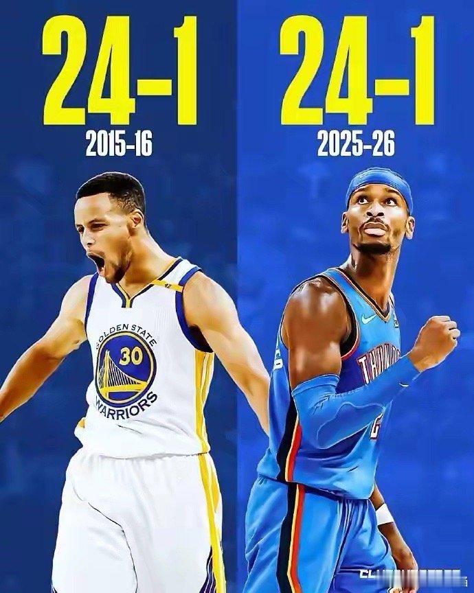 本赛季的亚历山大和15-16赛季的库里，哪个更强？带队战绩上面，本赛季雷霆前25