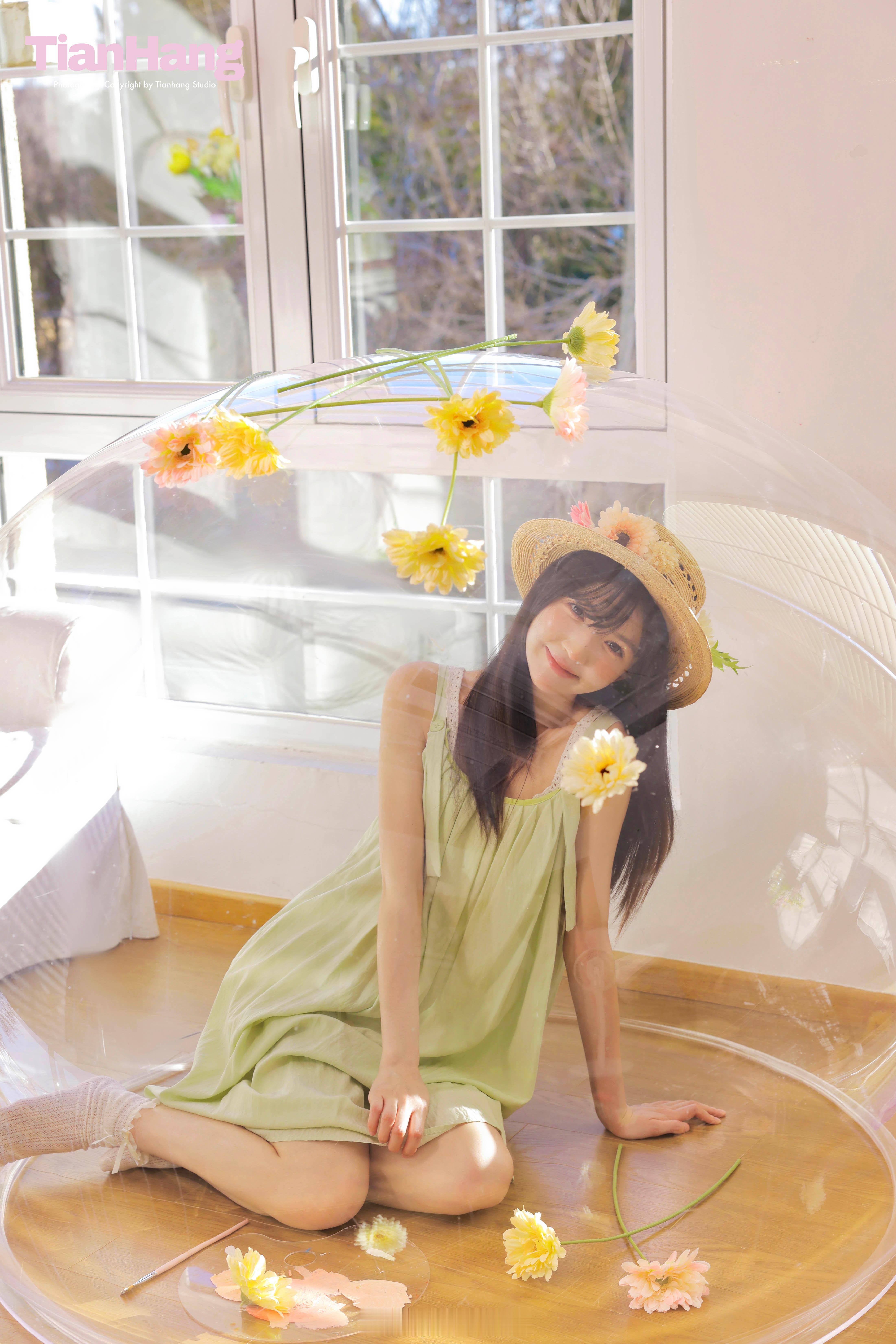 🌼被花和阳光包围的日子连空气都是甜的🍯天航工作室韩系少女心花漾少女写真