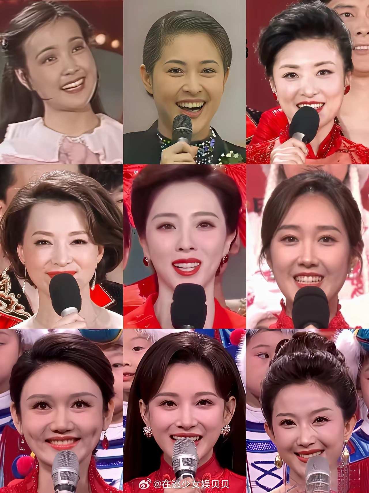 四十年飞逝春晚主持人更迭时代在发展你的审美是否改变