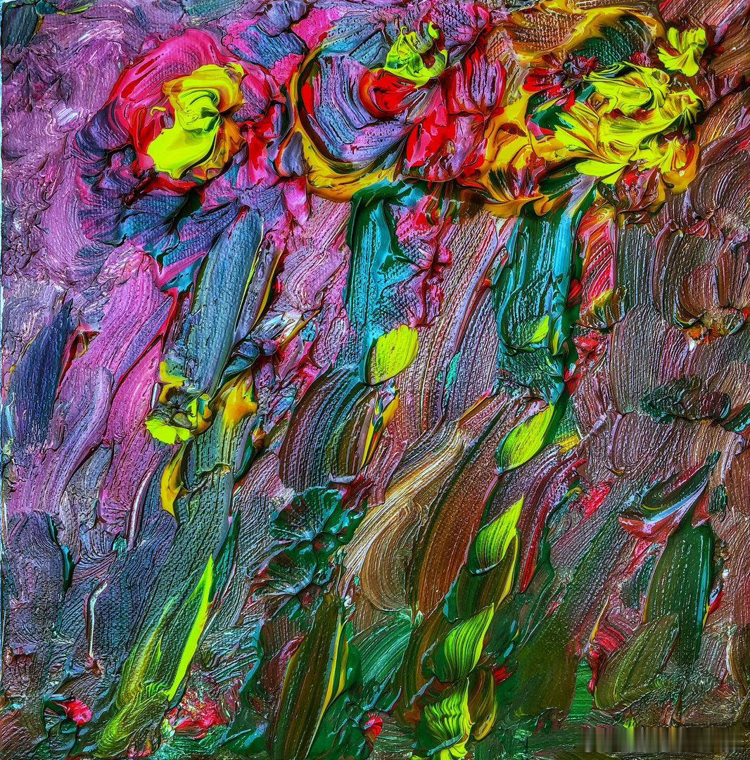 摄影人王鹭佳：2021油画作品。油画王鹭佳