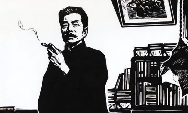 让墙上的鲁迅扔掉烟，举起拳头？网上说，鲁迅纪念馆的网红打卡墙上，一幅鲁迅抽烟的