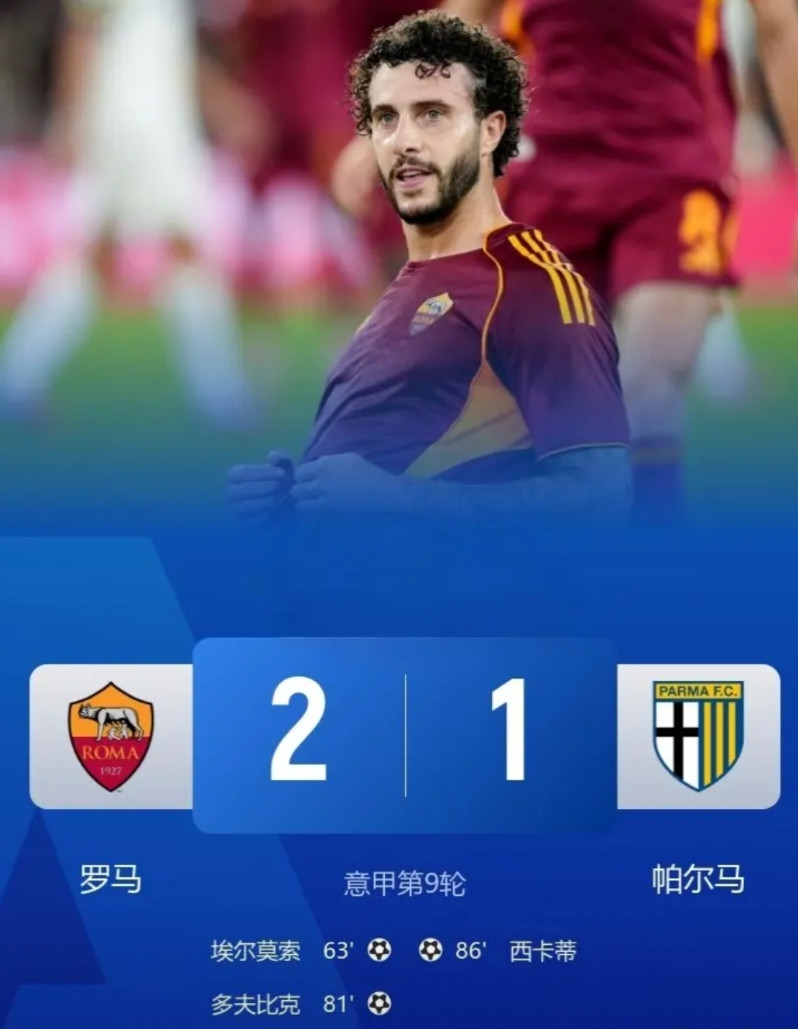 这是拿走了尤文的剧本啊，罗马9轮联赛只打进10球其中6场1-0!本赛季罗马突