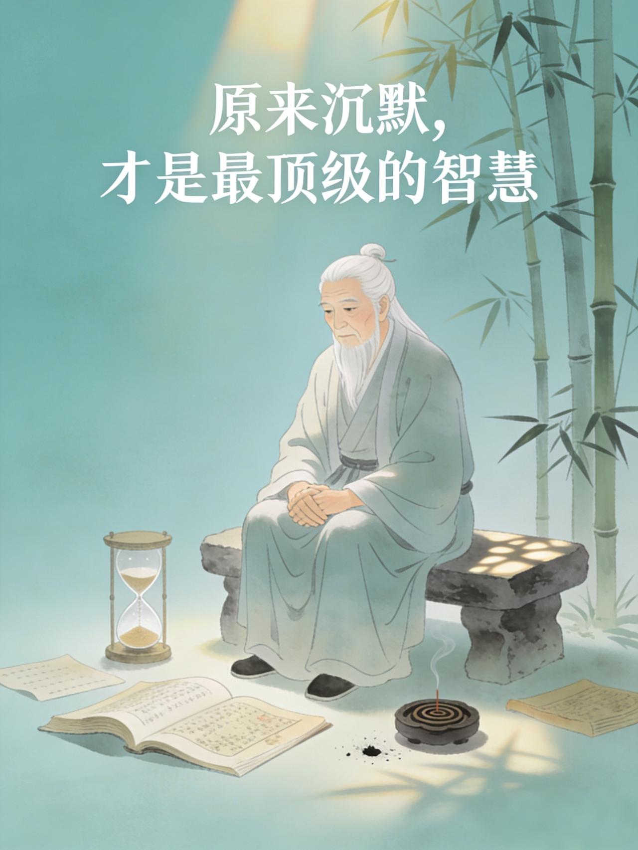 原来沉默，才是最顶级的智慧年纪越大越明白，真正厉害的人，从不是争输赢、辩对