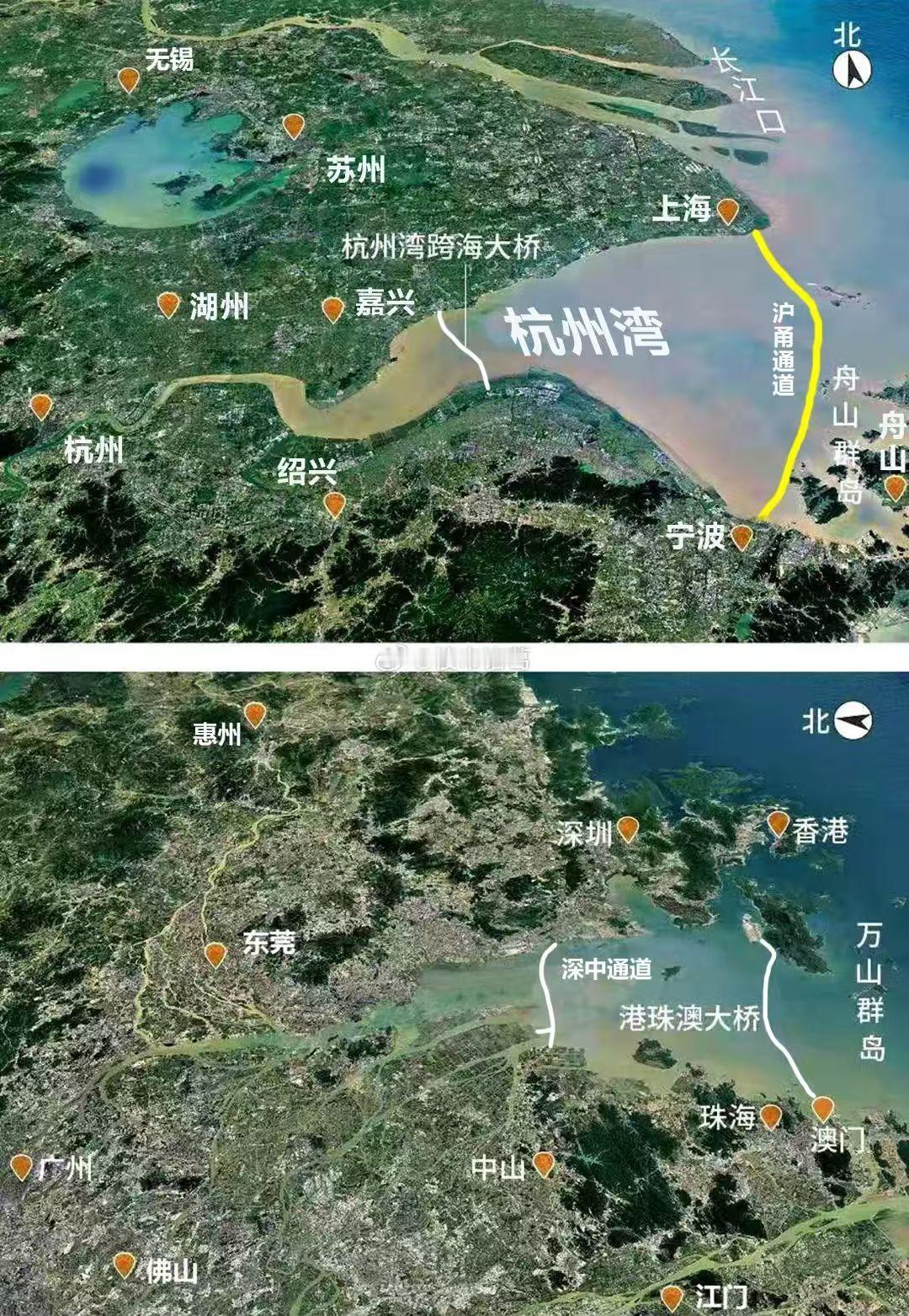 你看好粤港澳大湾区，还是长三角发展前景？​​​