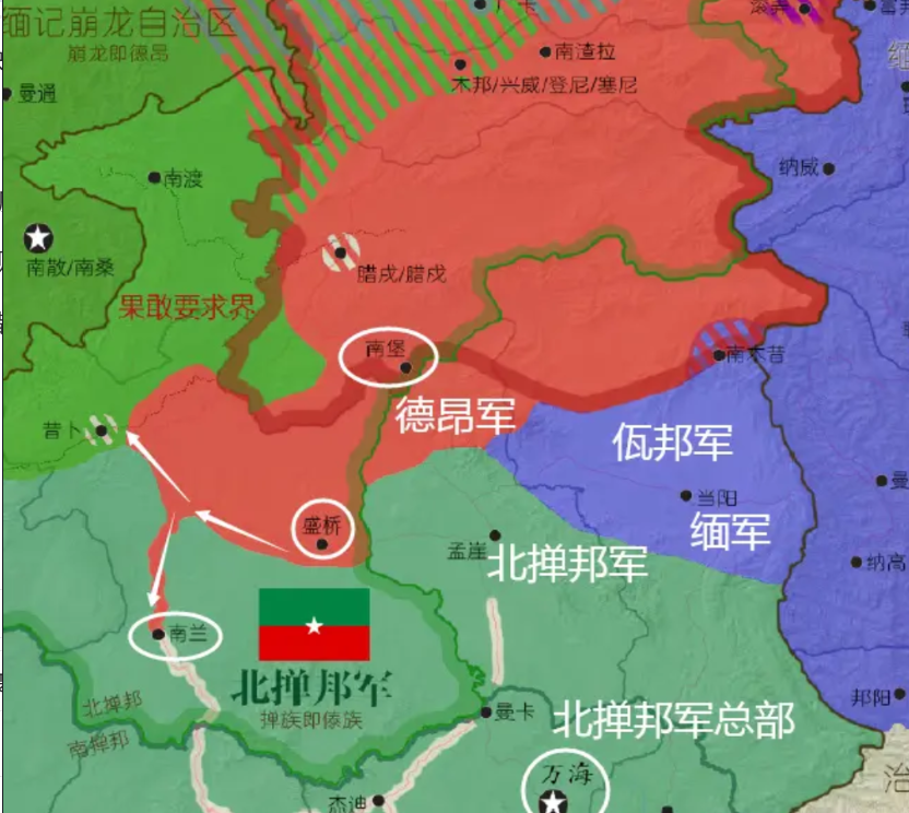 果敢同盟军继续向南进攻，暂时不会有变化。缅北地区的老百姓，以前一直生在水火之中，
