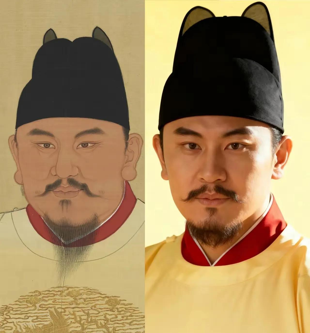 原来，这就是复原后的洪武大帝啊。难怪都说，大小姐看上的人，怎么会是地包天呢？