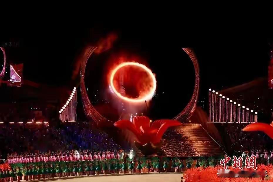 全运会上的科级狠活！据第十五届全运会开幕式总制作人介绍，开幕式会场主火炬塔的“
