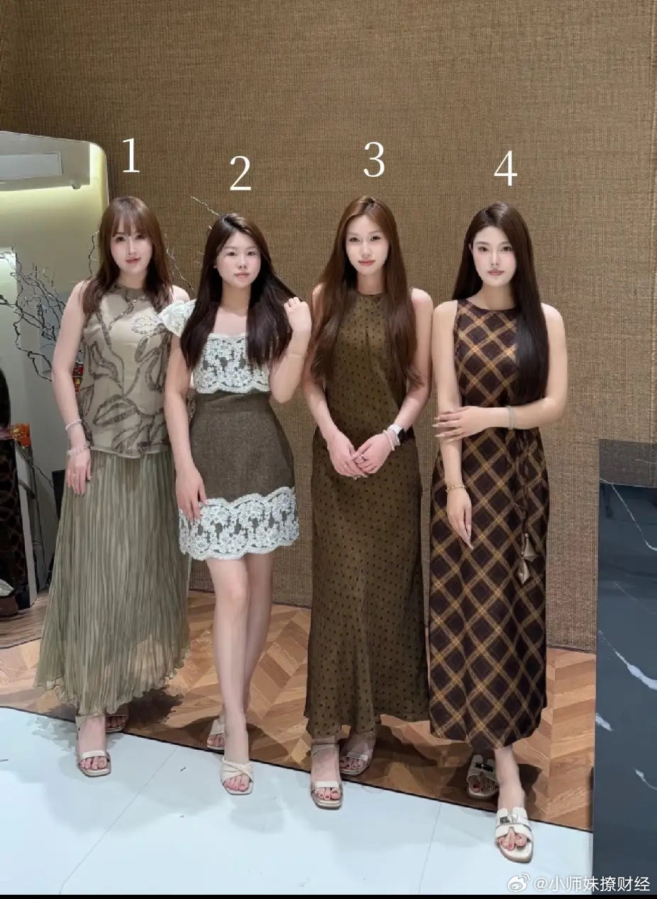 老话常说，找对老婆旺三代，以你的审美来看，4选1，哪个最合适做老婆？