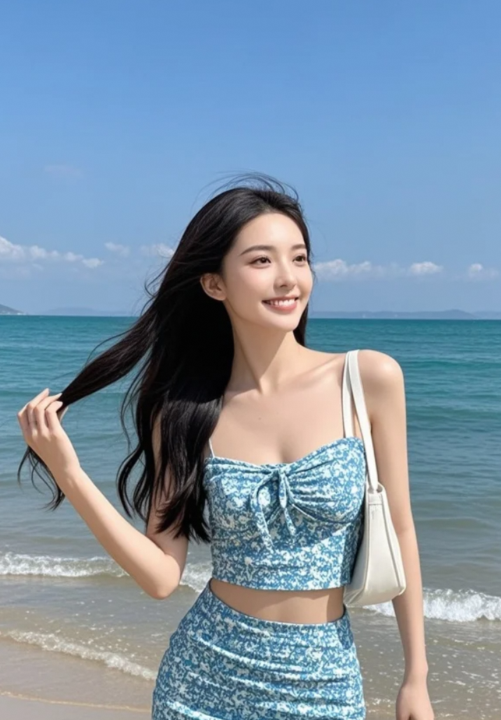 一袭长裙，一缕海风，一个梦开始的地方
