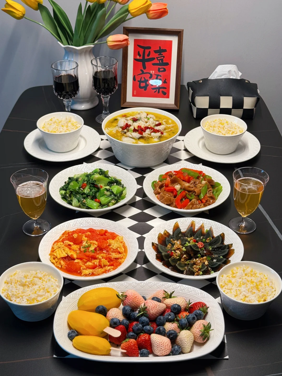 普通人家的家常晚饭