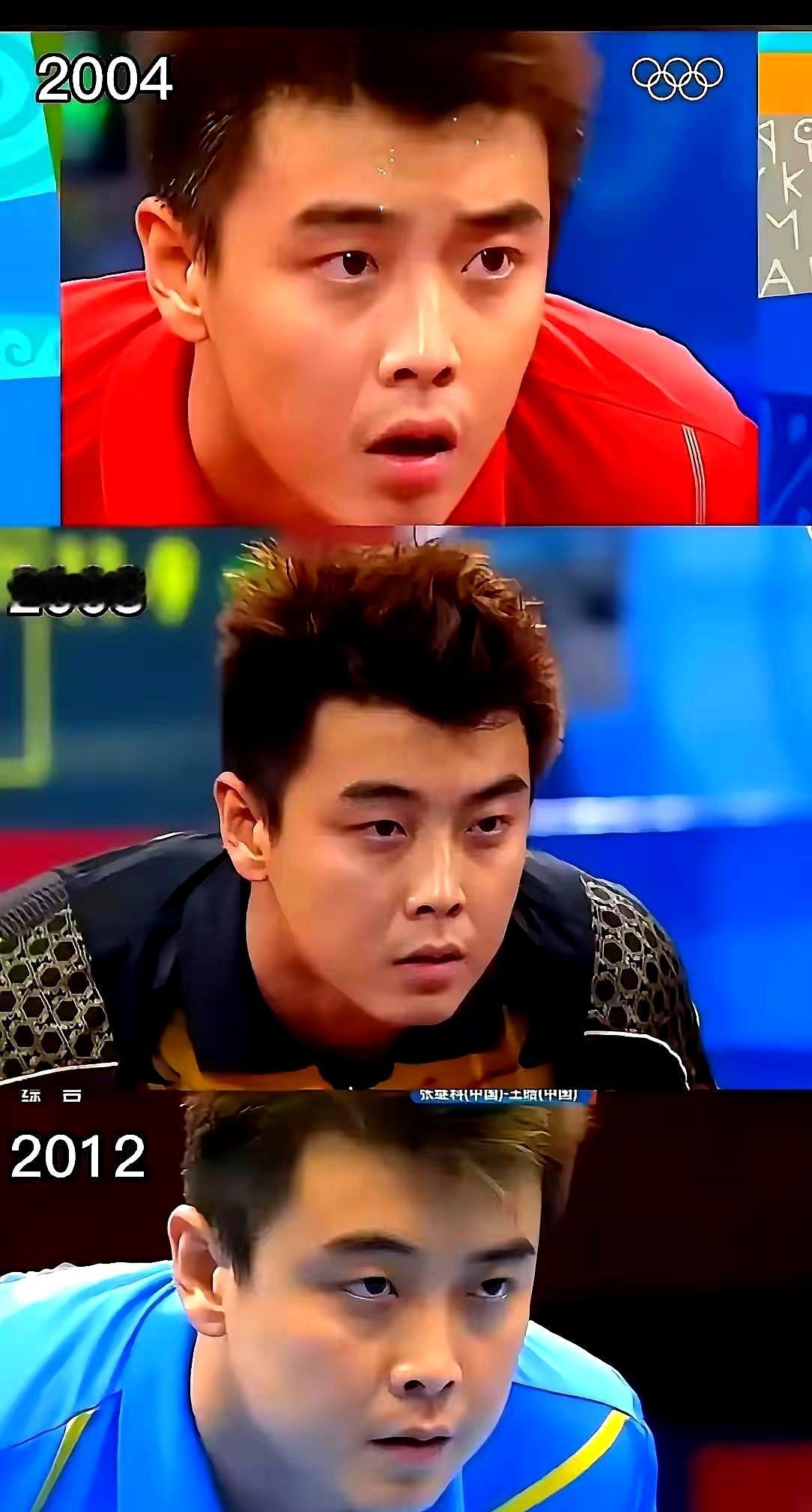王皓，参加三次奥运会，得了三个不想要的亚军，真的是非常遗憾。王皓连续三届奥运会