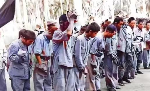 1943年常德会战期间，国军第74军57师抓到一批日本战俘。师长余程万下令全部砍