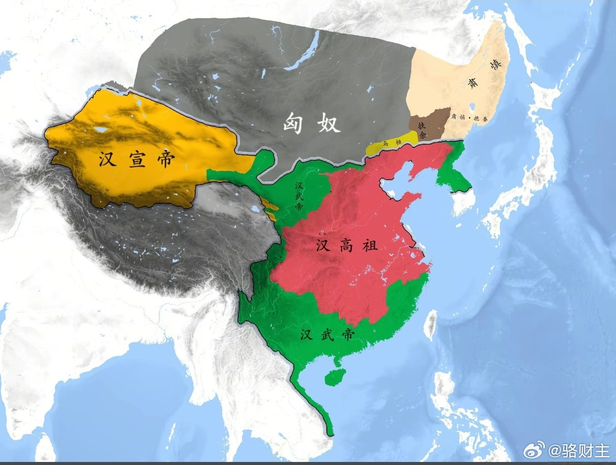 西汉皇帝开疆图