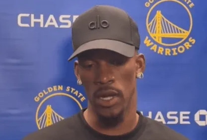 NBA常规赛，勇士119-116战胜太阳。赛后，吉米-巴特勒接受了采访，他表示