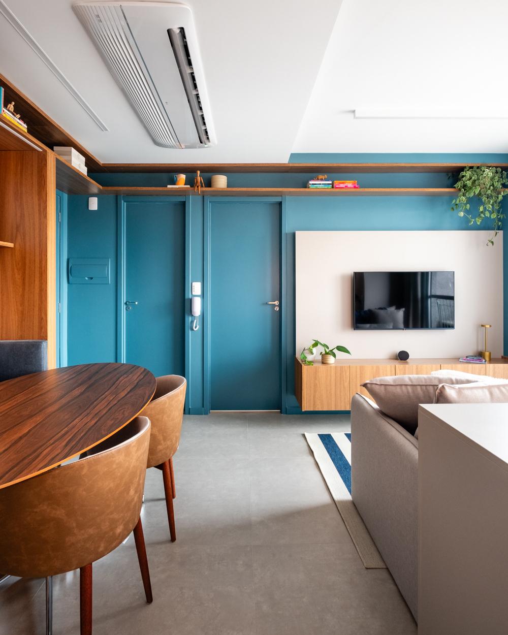 🔵一抹蓝封神！家居氛围感直接拉满原木风要怎样装才会有质感?家居