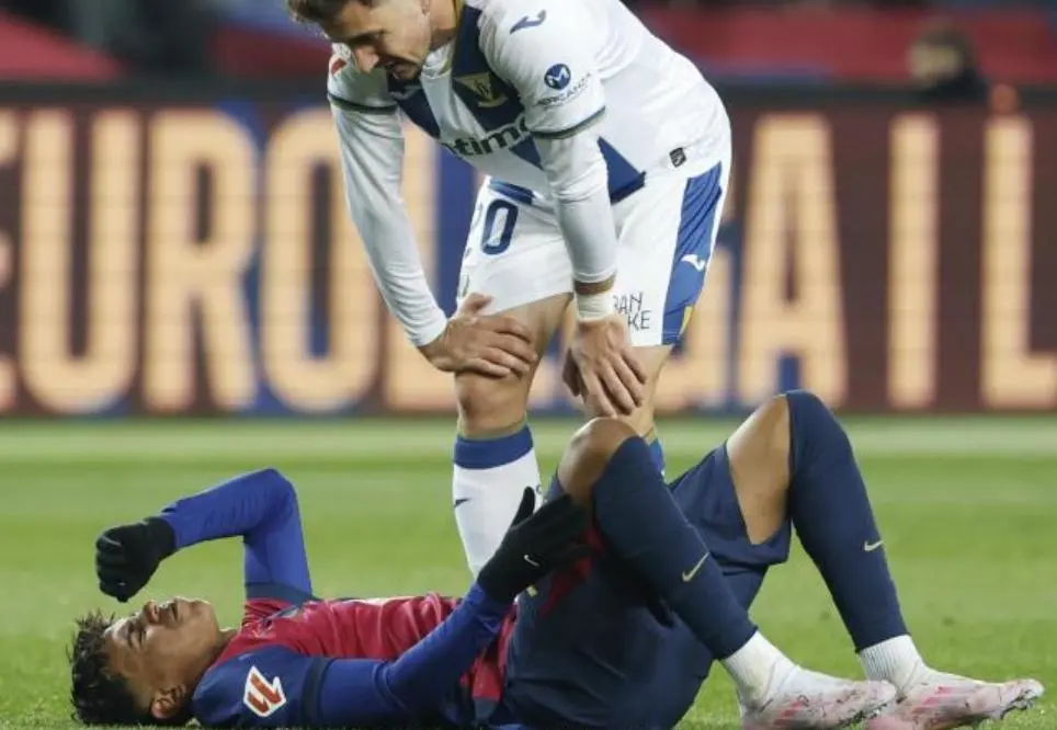 巴萨今日将为亚马尔检查脚踝，他可能无法出战马竞据权威媒体《<em>世界体育报</em>》的详细<em>报</em>