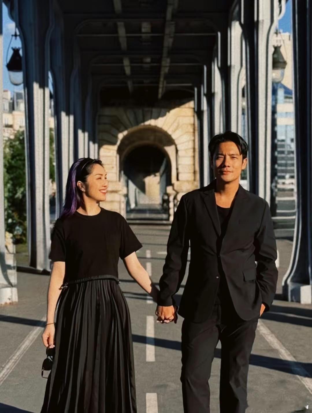 丁子高秀恩爱，晒与杨千嬅15年前巴黎合照，非主流打扮引热议！！！​​​
