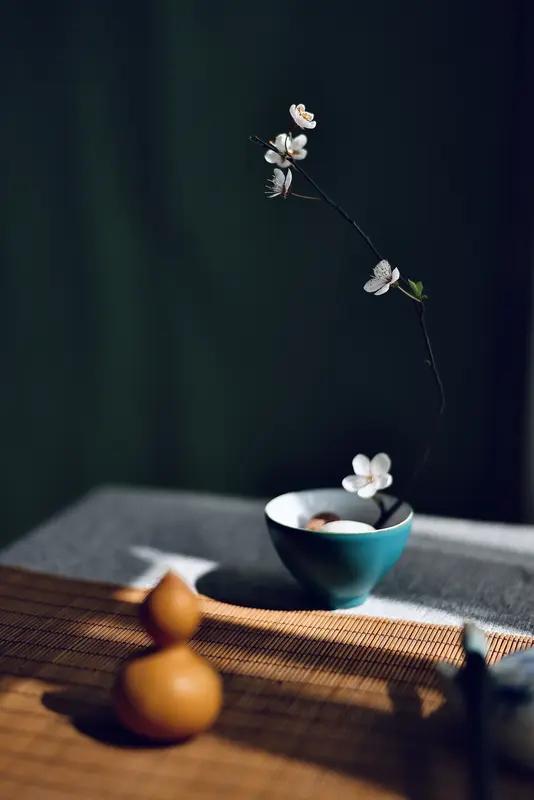 潇洒咖啡0Zz这副“皓月清风赏菊时，一壶老酒；繁星静水观兰处，半盏清茶”着实妙不