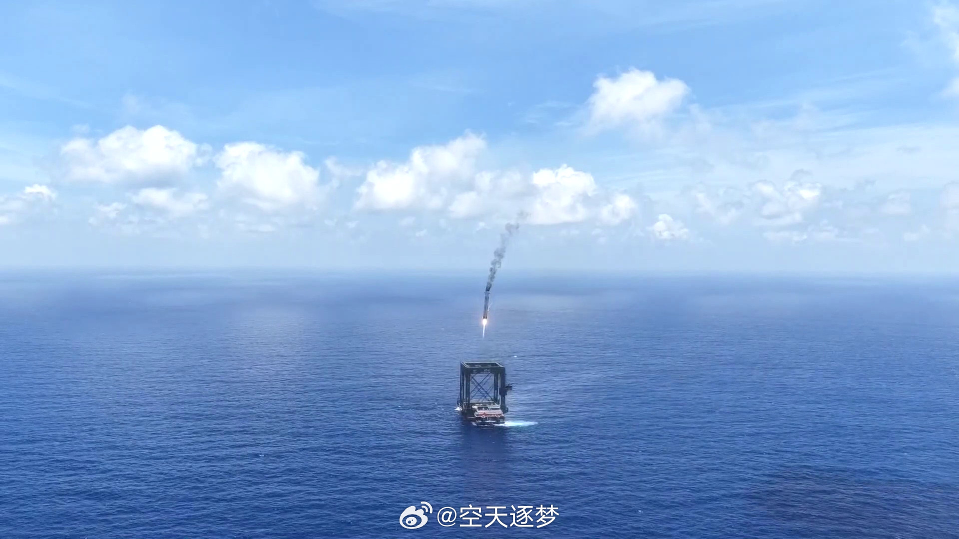 长征十号乙完成全球首次海上网系回收全球首次！！长十B海上回收成功！！！高清大图