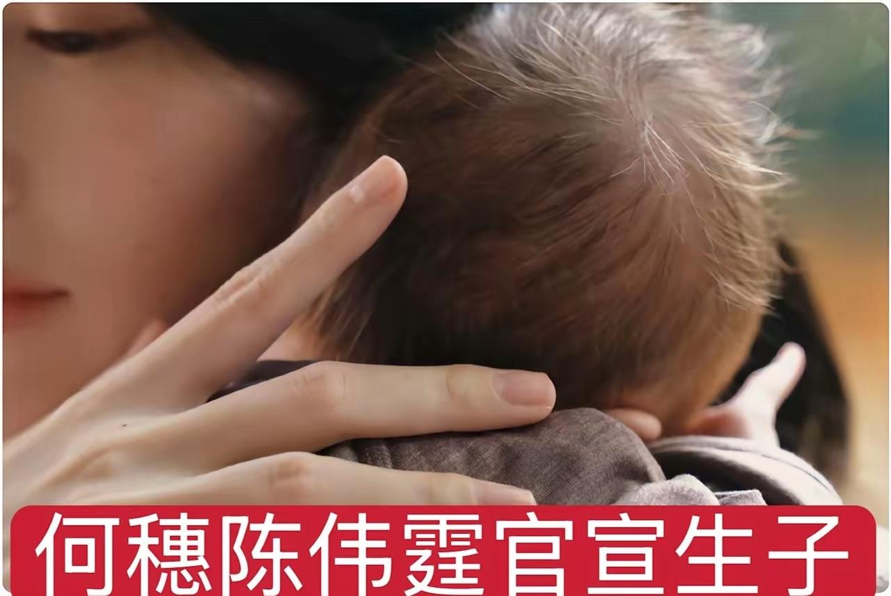 何穗晒娃啦，陈伟霆陪产整宿没合眼，在北京朝阳妇儿医院乖乖排队，没走后门没插队，就
