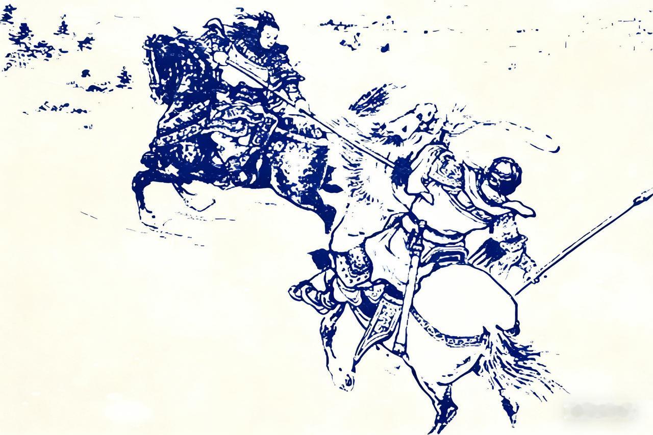 三国演义连环画：这员大将是谁？竟然敢单挑吕布！可惜被一戟干掉，书中与吕奉先单打独