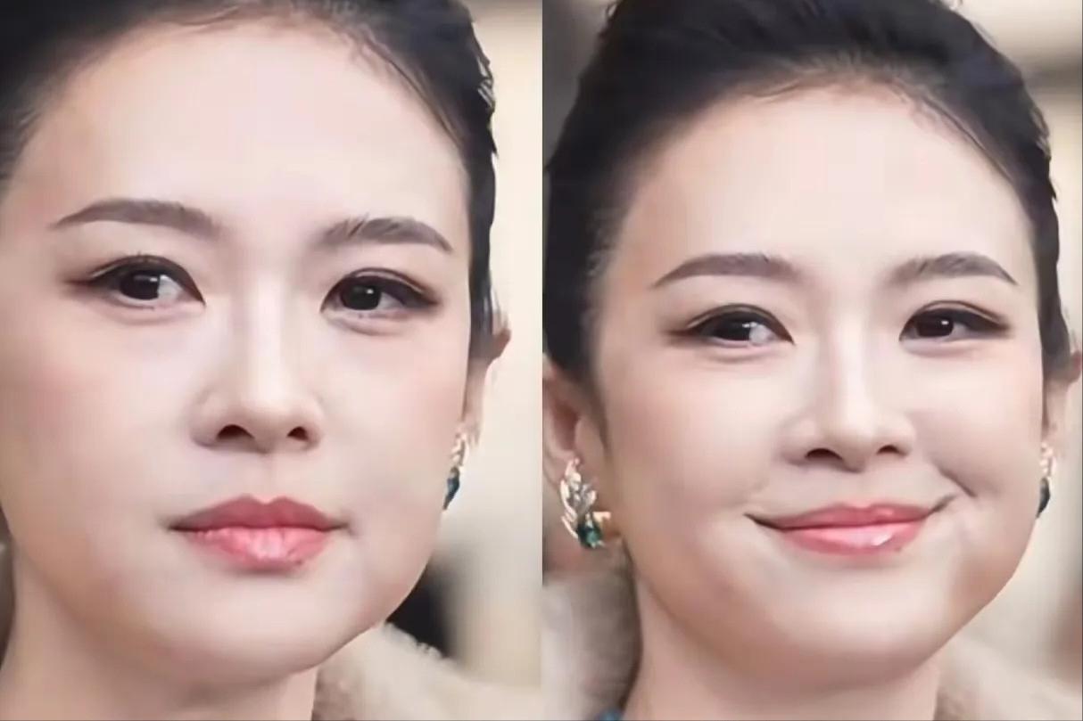 46岁章子怡近照引热议，五官大变像换头，网友：这状态回不去了！谁能想到，曾经那