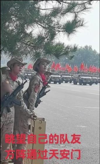 你们一样光荣。吃一样的苦受一样的累，在受阅时刻甘居幕后，时刻准备，后备车辆，后备